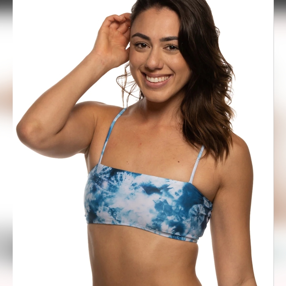 NWOT Jolyn X Eryn Krouse 'Chika' bandeau bikini top size XS, Okinawa